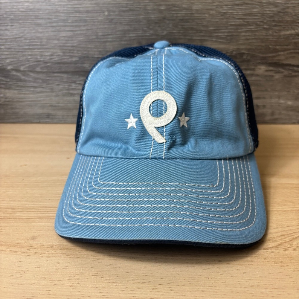 Back Nine Hat Cap Fitted Blue Blue One Size Flex Adjustable